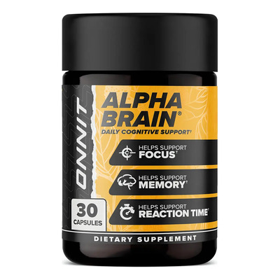 Onnit Alpha Brain Cápsulas Suplemento Memoria y Concentración 30 Un | Envío gratis