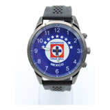 Reloj Club Cruz Azul Futbol Soccer Deportivo Caucho