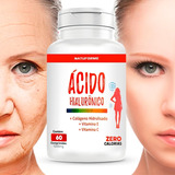 Ácido Hialurônico Puro + Vitamina C 1000mg 60 Cápsulas