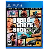 Gta 5 Grand Theft Auto V Premium Edition Ps4 Juego Físico 