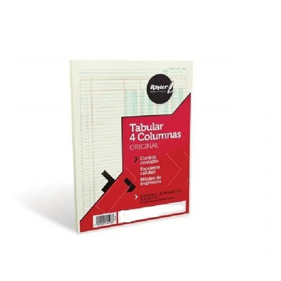 Block Tabular De 4 Columnas Tamaño Carta Rayter 3 Pza | Meses sin interés