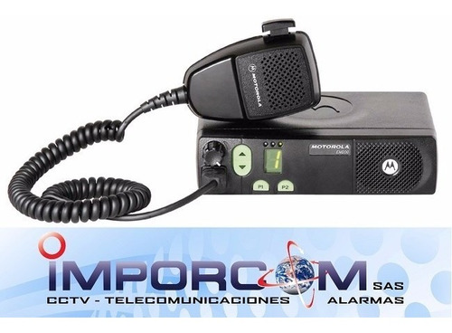 Radio Movil Motorola Em400 45 Vatios Uhf Microfono Cable