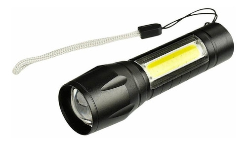 Linterna Mini Tactica Led Cob Recargable Por Usb Con Zoom 