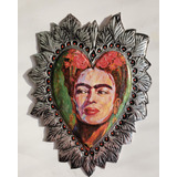 Corazón Mexicano Hecho A Mano, Artesanía Decora. Frida Khalo