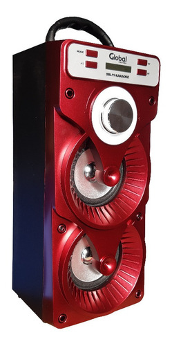 Parlante Bluetooth Karaoke Torre Doble Con 2 X 10w