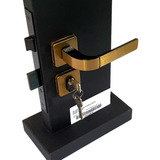 Fechadura De Porta Madeira Externa Quarto Sala Bronze Mgm