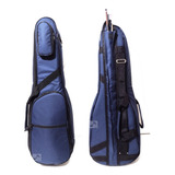 Case Violino 4/4 Cor Azul Nylon Forro Almofadado Extra Luxo 