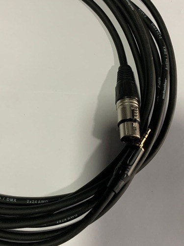 Cable Xlr Hembra A Plug 6.3 Mono De 6 Metros