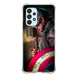 Capa Capinha Proteção Anti Shok Capitão America Martelo Thor