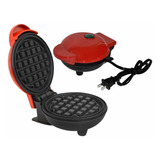 Mini Wafflera Eléctrica Máquina Para Hacer Waffles Portátil