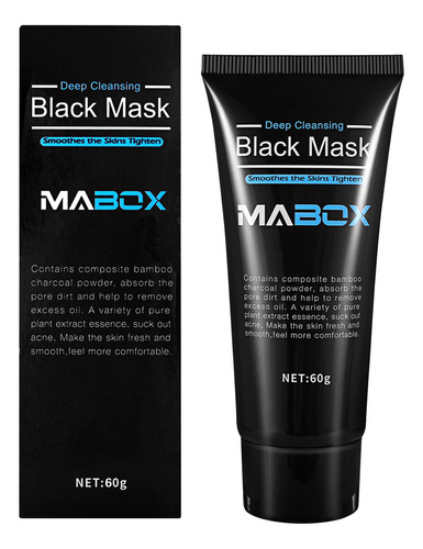 Mascarilla Facial M Charcoal Deep Sea Mud Tear Pasta Nasal