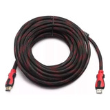 Cable Hdmi 10 Metros Full Hd Cable Reforzado En Nylon