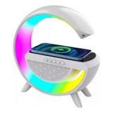 Speaker G Cargador Celular  Bluetooth Luz Led Colores Radio 