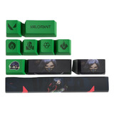 Teclas Keycaps Valorant Perfil Oem 10 Unidades