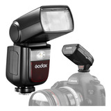 Kit Flash Godox Para Canon V860iii Hss Bateria + Radio Ttl