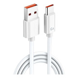 Cable Tipo C 66w 6a Súper Carga Para Huawei Xiaomi 2 Metro