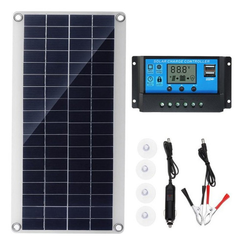 Celdas Solares De Panel Solar Flexible De 10 W, Controlador