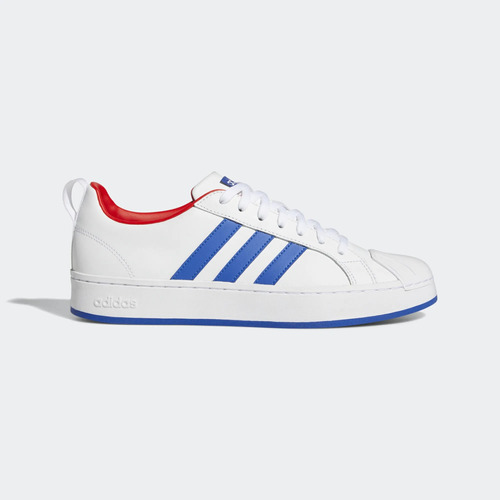 Tenis adidas Streetcheck Cloudfoam Court Low Color Cloud White/royal Blue/vivid Red - Adulto 6 Mx