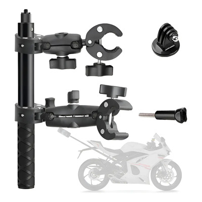Soporte Para Manillar Moto Palo Selfie+pinzas De 6 Y 9 Pulg | Envío gratis