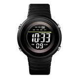 Reloj Hombre Skmei 1497 Digital Alarma Fecha Cronometro Color De La Malla Negro/negro