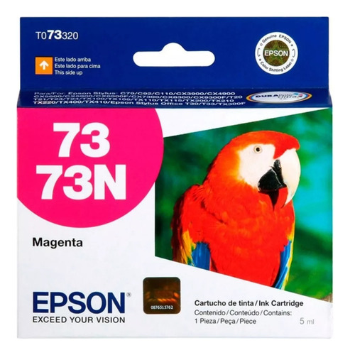 Cartucho Epson 73 Magenta Original Cx3900 Cx4900 Cx5900