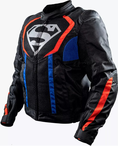 Chamarra Con Protecciones Para Motociclista Dc Superman P