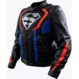 Chamarra Con Protecciones Para Motociclista Dc Superman P