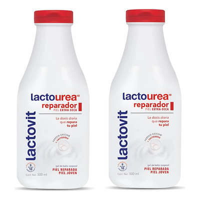 2 Gel De Ducha Corporal Lactovit Lactourea Reparador 500ml | Envío gratis