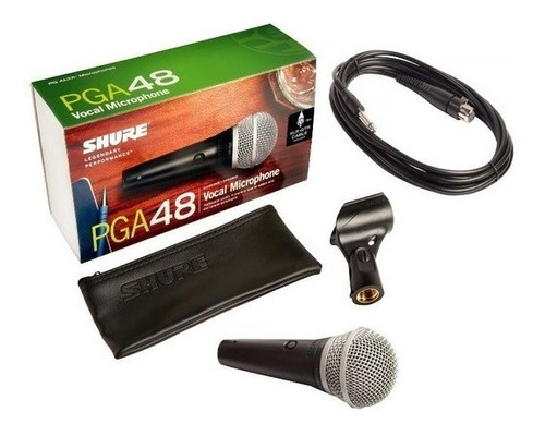 Microfono Shure Pga48 Con Cable De Plug