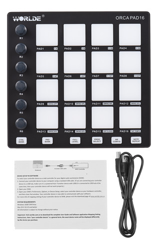 Controlador Usb Beat Para Pad Midi Controller Maker Music