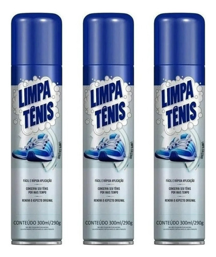 Kit 3 Limpa Tênis Premium Petroplus Lava A Seco Original