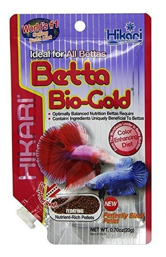 Hikari Betta Biogold Baby Pellet 0.7oz Paquete De 2