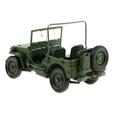 - Applicable A 1:18 Willys Ww Ii Jeep Suv Car Model Toy