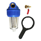 Prefiltro De Agua 1/2 Pulgada Capacidad 50 Micras 1000 L/h