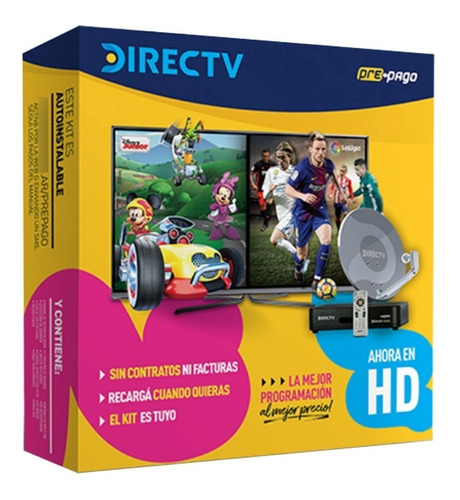 Directv Prepago Rosario Antena 60 Cm Kit Autoinstalable