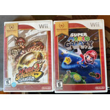 Super Mario Galaxy Y Strikers De Wii