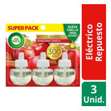 Air Wick Eléctrico Manzana Canela Repuesto 3 Un De 21 Ml