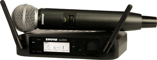 Shure Glxd24 Sm58 Microfono Inalambrico Sm58 Digital Uhf