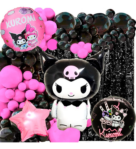 50 Art Globo Kuromi My Melody Baku Gatita Kitty Deco851