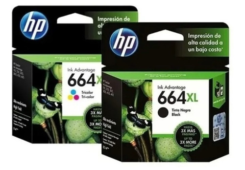 Cartucho Hp 664xl Preto E Colorido Kit Original Lacrado !