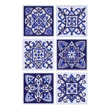  Vinilo Autoadhesivo Azulejo Decorativos 15x15cm X6 Unidades