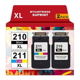 Tinta De Impresora  210xl 211xl Combo Mycartridge Suprint Ca