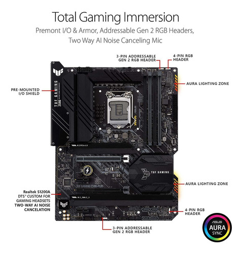 Asus Tuf Gaming Z590-plus, Lga 1200 (intel11 / 10 Generaci
