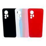 Estuche Silicone Case Cerrado Para Xiaomi 12 Lite