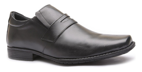 Sapato Social Masculino Calvest Em Couro Preto - 1700f001