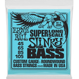 Corda Ernie Ball 045 Slinky Super Long Scale Baixo 4 Cordas