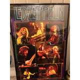 Led Zeppelin  _ Póster Enmarcado 92 X 62 Cms.