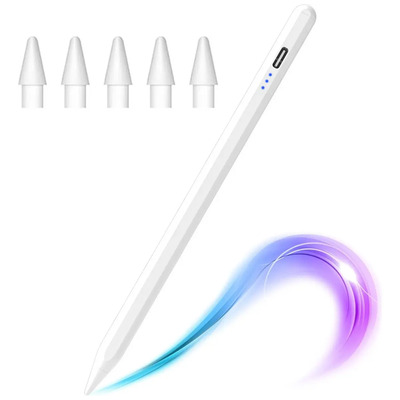 Lápiz Óptico Stylus Pluma Para iPad Android Celular Tablet Carga Rápida Magnético lapiz Táctil Lapiz Para Tablet,Contiene 6 puntas | Meses sin interés