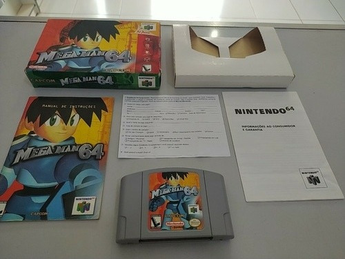 Mega Man 64 Original Na Caixa Usado N-64 Nintendo 64 C/ Nf-e