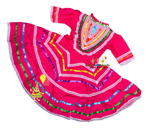Vestido Típico Jalisco Fiestas Patrias 16 Sep México Niña | Meses sin interés